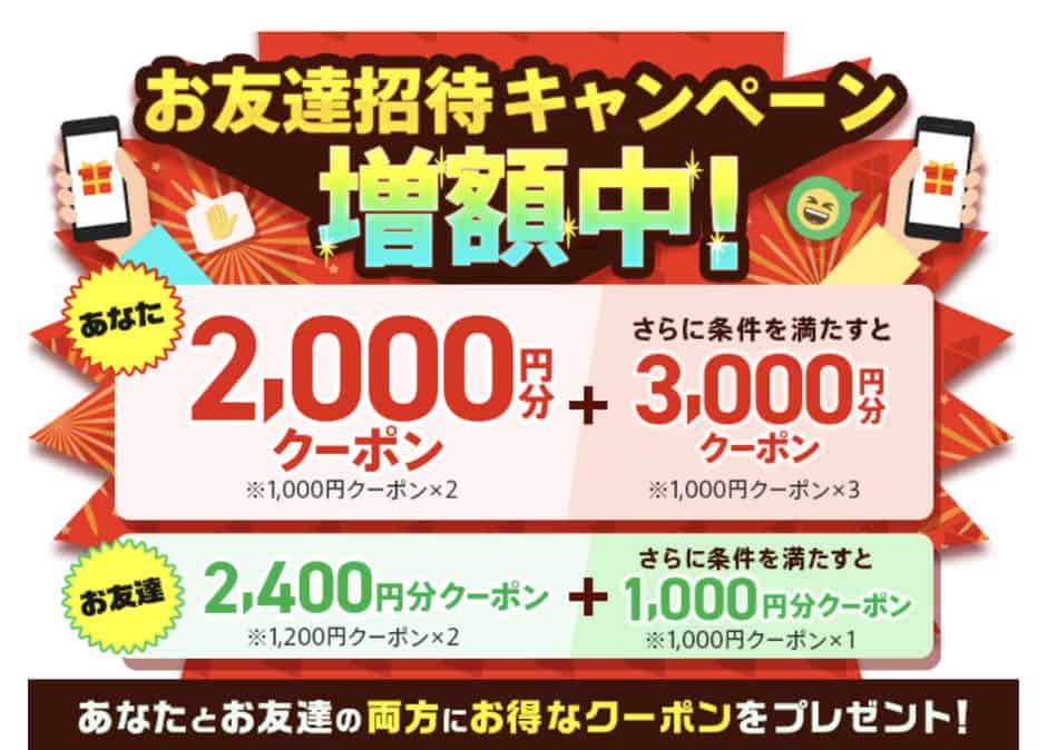 【menu(メニュー)限定】コストコ「2400円OFF(1200円OFF×2)」友達招待コード･割引クーポンコード