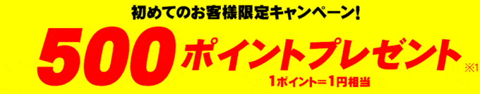 【初めてのお客様限定】リンガーハット「500円分ポイント」キャンペーン