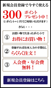 【新規会員登録限定】和田珍味「300ポイント」プレゼントキャンペーン